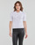 Clothing Women short-sleeved polo shirts MICHAEL Michael Kors BUTTON POLO SWEATER White