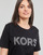 Clothing Women short-sleeved t-shirts MICHAEL Michael Kors GROMMET KORS TEE Black