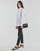 Clothing Women Shirts Karl Lagerfeld KL MONOGRAM LACE BIB SHIRT White