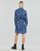 Clothing Women Short Dresses Liu Jo ABITO CAMICIA DEN.BLUE PRINTS WASH Blue