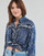 Clothing Women Shirts Liu Jo CAMICIA CON NODO DEN. Denim blue / Prints / Wash