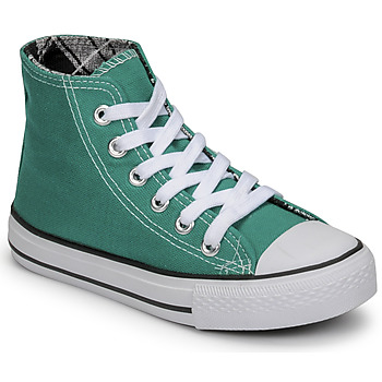 Shoes Children High top trainers Citrouille et Compagnie OUTIL Green