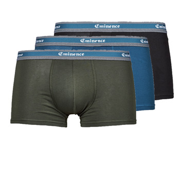Underwear Men Boxer shorts Eminence LE38-2200 X3 Kaki / Blue / Black