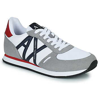 Shoes Men Low top trainers Armani Exchange STAR White / Red / Grey