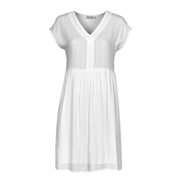 material Women Short Dresses Molly Bracken G801AE White