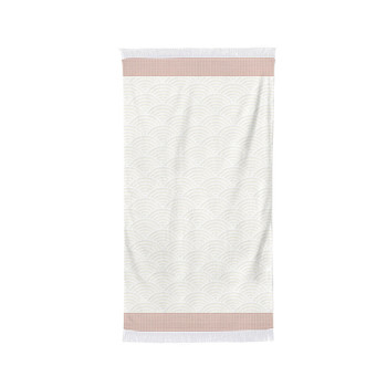 Home Towel and flannel Maison Jean-Vier Artea Red