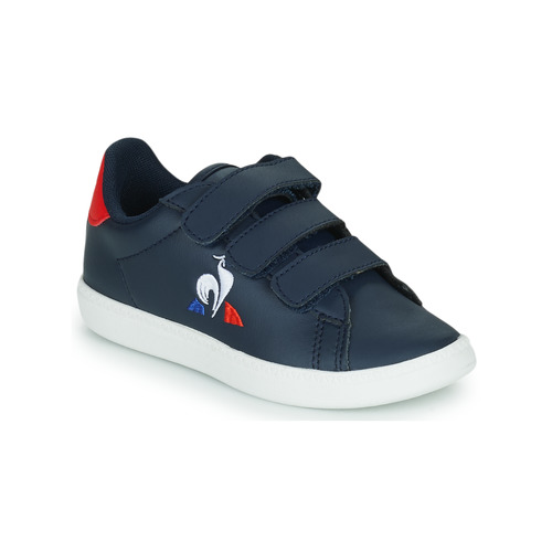 Shoes Children Low top trainers Le Coq Sportif COURTSET PS Blue