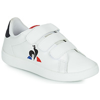 Shoes Children Low top trainers Le Coq Sportif COURTSET PS White