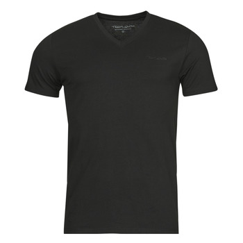 Clothing Men short-sleeved t-shirts Teddy Smith TAWAX Black