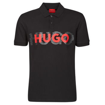 material Men short-sleeved polo shirts HUGO Dristofano Black