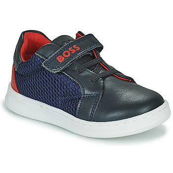 Shoes Boy Low top trainers BOSS J09169 Blue
