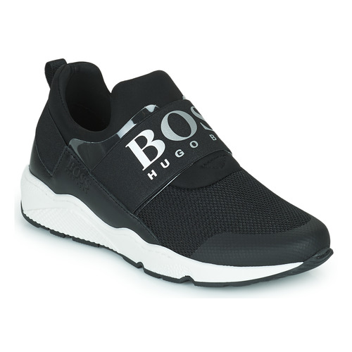 Shoes Boy Low top trainers BOSS J29276 Black