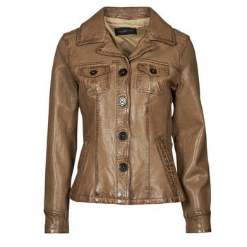 Clothing Women Leather jackets / Imitation le Oakwood CALIFORNIA Cognac