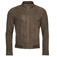 Clothing Men Leather jackets / Imitation le Oakwood FILIP Brown