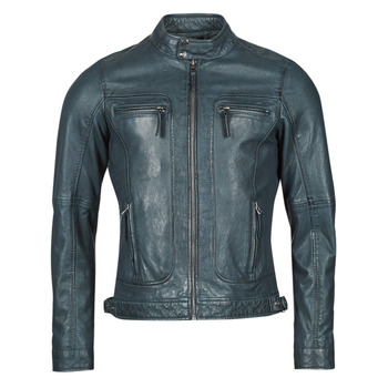 Clothing Men Leather jackets / Imitation le Oakwood CASEY Blue