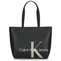 Bags Women Shopper bags Calvin Klein Jeans SCULPTED MONO SHOPPER29 Black