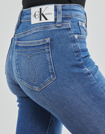 Calvin Klein Jeans HIGH RISE SLIM Blue / Clear