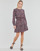 material Women Short Dresses Tommy Hilfiger VISCOSE F&F KNEE DRESS LS Multicolour