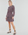 Clothing Women Short Dresses Tommy Hilfiger VISCOSE F&F KNEE DRESS LS Multicolour