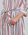 material Women Long Dresses Tommy Hilfiger VISCOSE MIDI SHIRT DRESS 3/4 SLV White / Blue / Red
