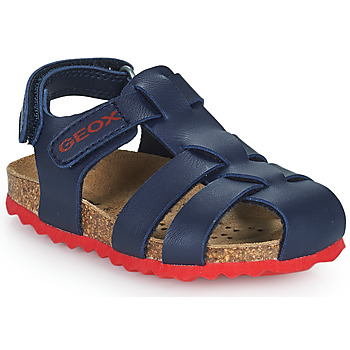 prometedor logo Banquete Geox B SANDAL CHALKI BOY Marine / Red - Free delivery | Spartoo NET ! - Shoes  Sandals Child USD/$48.00