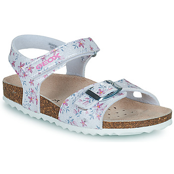 Shoes Girl Sandals Geox J ADRIEL GIRL C Silver