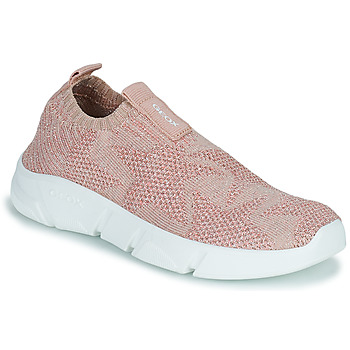 Shoes Girl Low top trainers Geox J ARIL GIRL E Pink