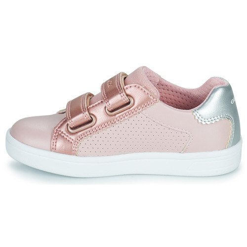 Shoes Girl Low top trainers Geox J DJROCK GIRL D Pink NG8092