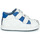 Shoes Children Low top trainers Geox B BIGLIA BOY White / Blue