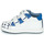 Shoes Children Low top trainers Geox B BIGLIA BOY White / Blue
