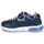 Shoes Girl Low top trainers Geox J SPACECLUB GIRL Blue / Violet