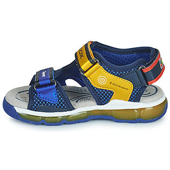 Geox J SANDAL ANDROID BOY Blue / Jua / Red