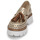Shoes Women Loafers Fru.it 7602-999-IVORY-MARRONE Gold / Brown