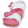 Shoes Girl Sandals Agatha Ruiz de la Prada Bio White / Pink