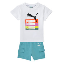material Children Sets & Outfits Puma MINICATS PRIME SHORT SET Multicolour
