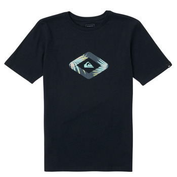material Boy short-sleeved t-shirts Quiksilver LET IT RIDE TEE Black