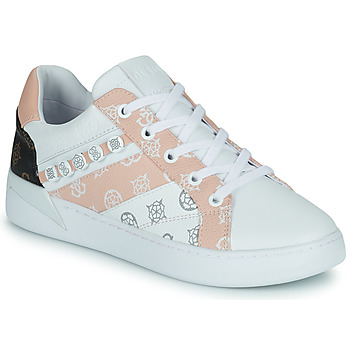 Shoes Women Low top trainers Guess ROXO White / Pink