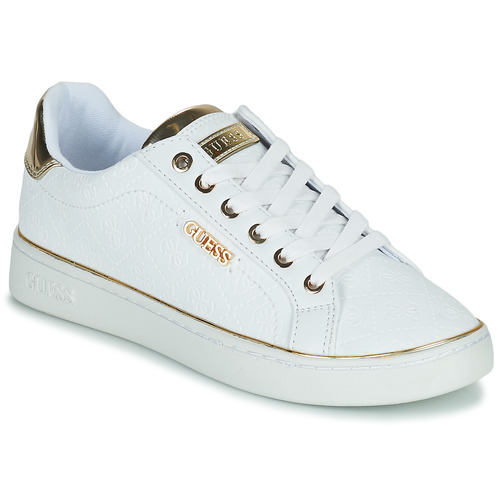 Guess BECKIE White - Free delivery  Spartoo NET ! - Shoes Low top trainers  Women USD/$120.00