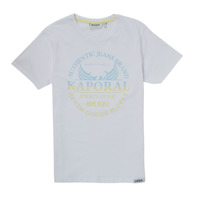 material Boy short-sleeved t-shirts Kaporal ROBIN White