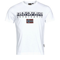 Clothing Men short-sleeved t-shirts Napapijri AYAS White