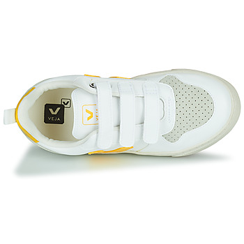 Veja Small V-10 Velcro White / Yellow