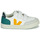 Shoes Boy Low top trainers Veja Small V-12 Velcro White / Yellow / Green