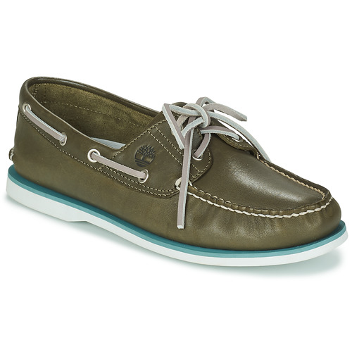 Timberland Classic Boat 2 Eye Green - Free delivery | Spartoo NET ! - Shoes  Boat shoes Men USD/$126.40