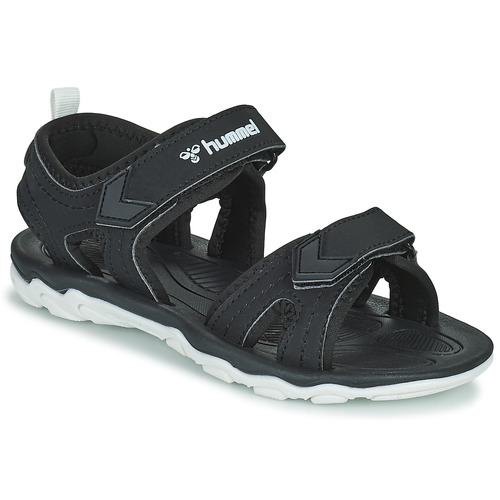 hummel SANDAL SPORT Black - Free delivery | Spartoo NET ! - Shoes Sandals Child USD/$35.20