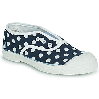Shoes Girl Low top trainers Bensimon ELLY NAVY DOT Blue