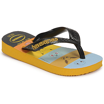 Shoes Children Flip flops Havaianas KIDS TOP POKEMON Black / Yellow / Blue