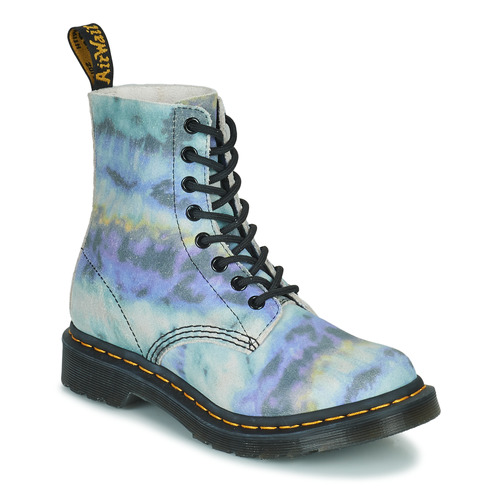 Shoes Women Mid boots Dr. Martens 1460 Pascal Purple Summer Tye and Dye Blue