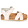 Shoes Girl Sandals Aster BAZIANG White / Floral