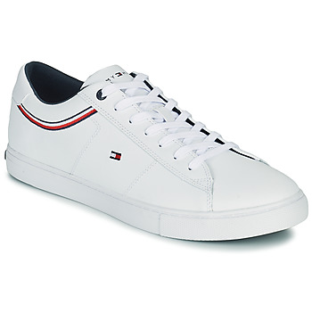 Shoes Men Low top trainers Tommy Hilfiger Essential Leather Sneaker Detail White