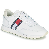 Shoes Women Low top trainers Tommy Jeans Tommy Jeans Leather Runner White